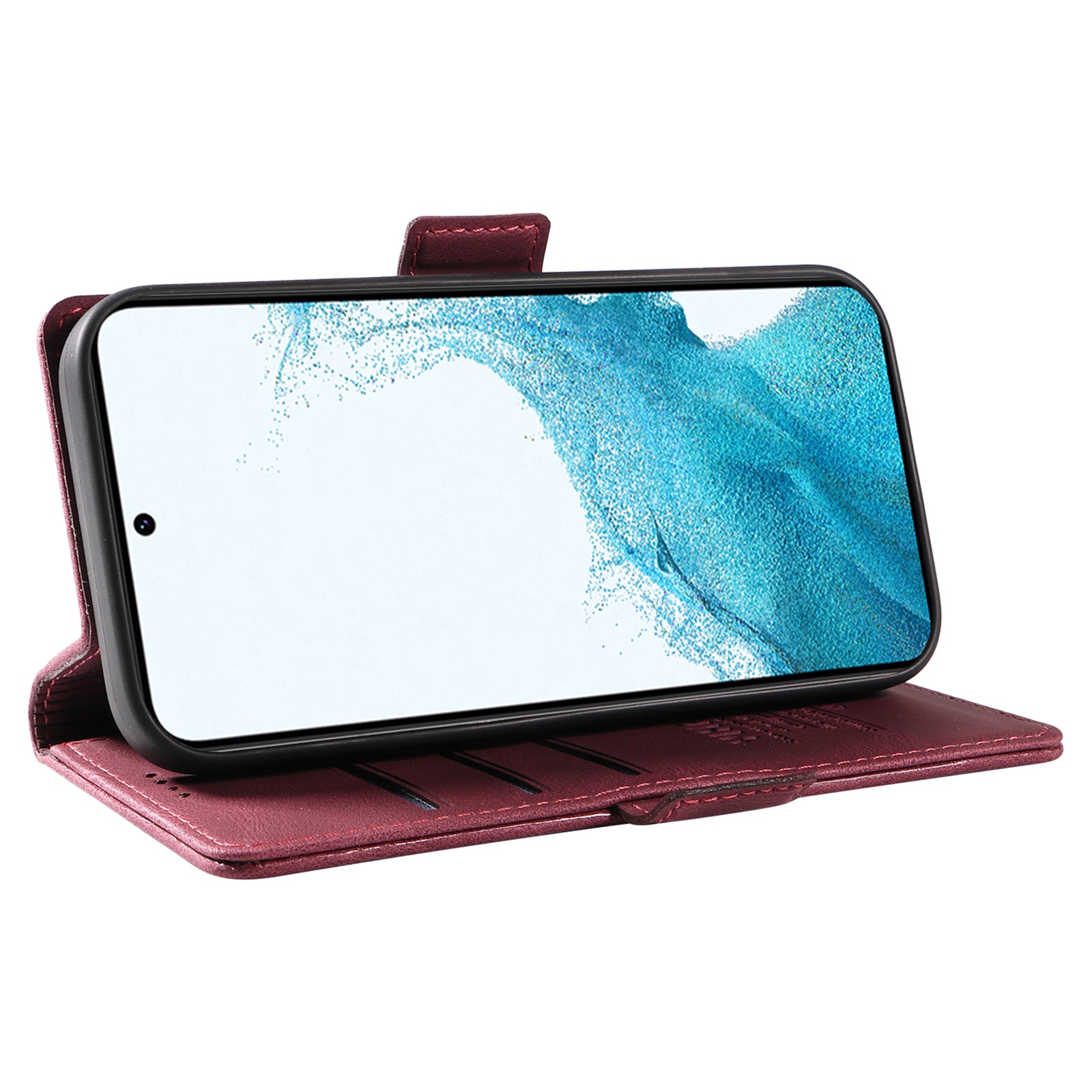 YIKATU YK-005 pro Samsung Galaxy S21 FE 5G stojánek peněženkové pouzdro Kožený kryt telefonu na dotyk YIKATU YK-005 pro Samsung Galaxy S21 FE 5G stojánek peněženkové pouzdro Kožený kryt telefonu na dotyk